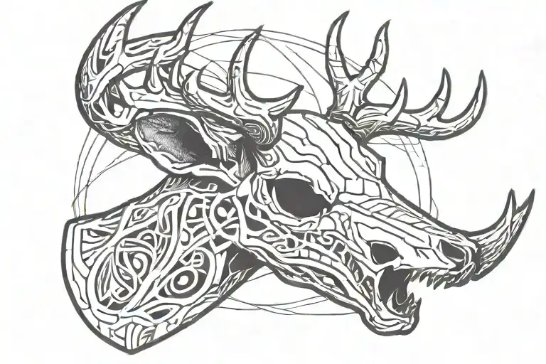 Head Of Deer Skull