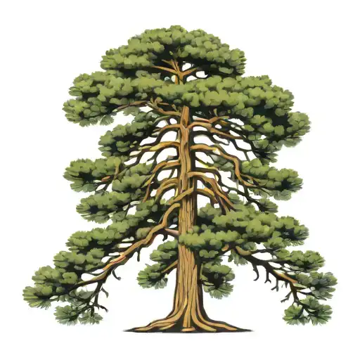 Pine Tree Intertwined