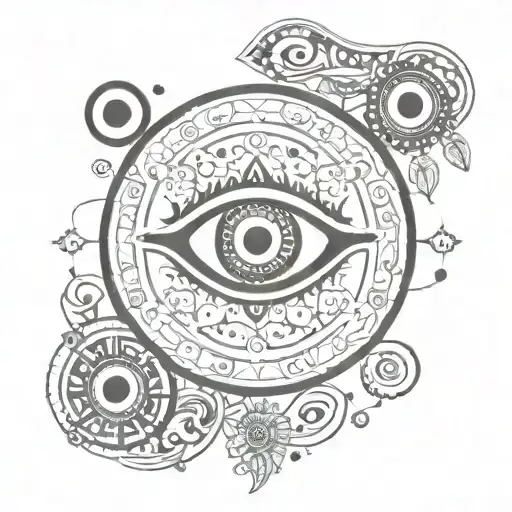 Evil Eye Leo Zodiac Sign