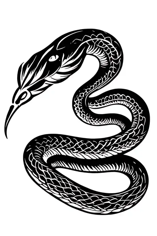 Mexican Feathered Snake 3D Realisat