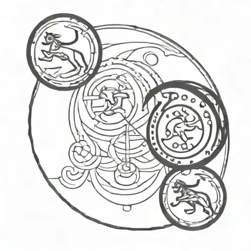 Leo Libra Pisces Sign Mixed Together