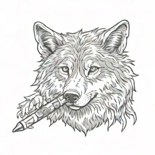 Wolf And A Blunt