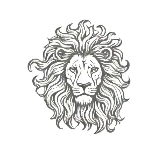 Lion With Medusa Hair