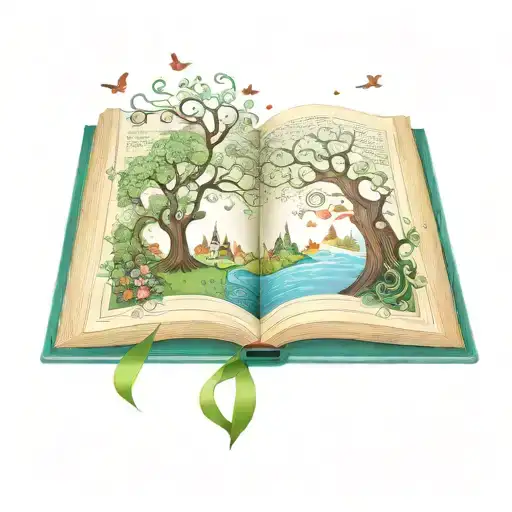 Book With Fairytale World Between Pages
