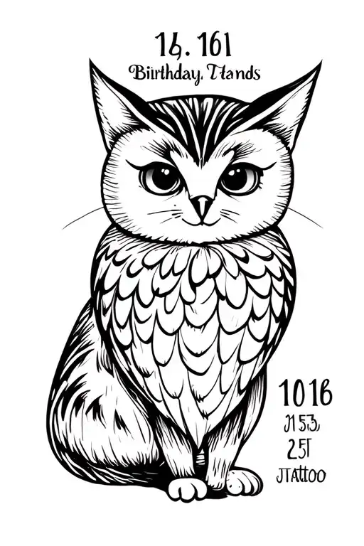 Cat And Owl Birthday Dates Combined