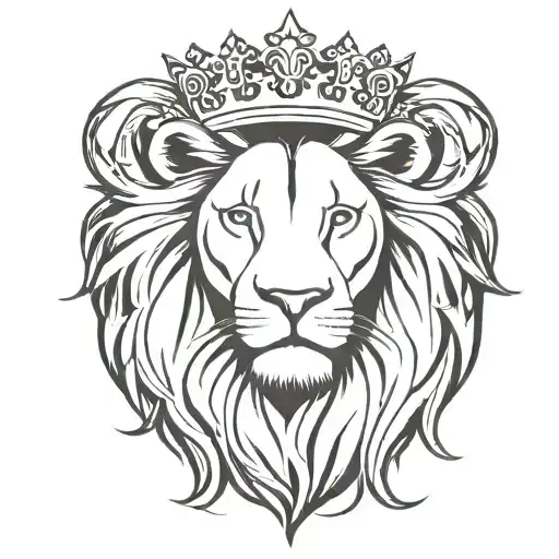 Lion With Crown