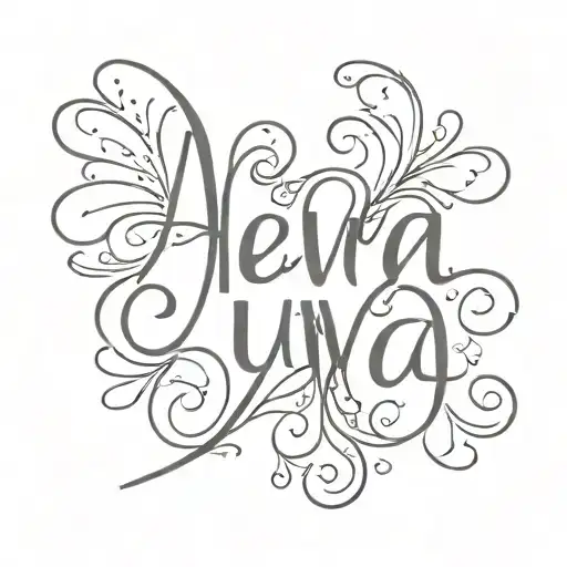 Ava Cursive Font Representing Your Love