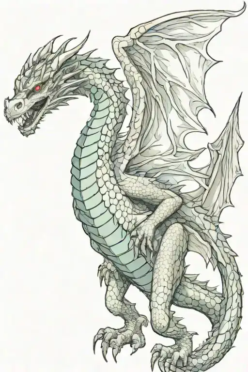 Flying Dragon With Small Head