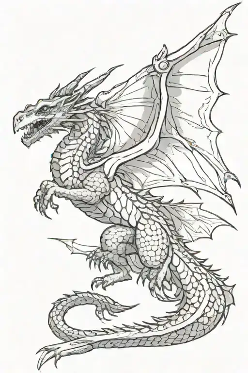 Flying Dragon Medieval