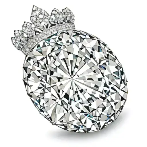 Diamond With Crown