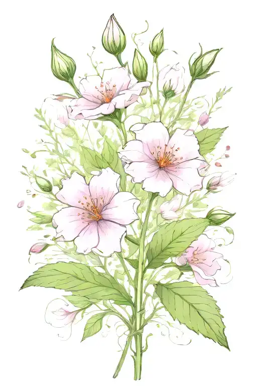 Cosmo Flower No Leaves