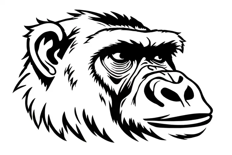 Gorilla Head