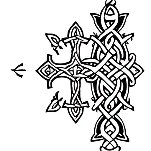 Celtic Cross Filagree Full Back