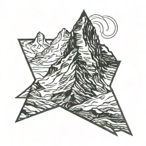 Matterhorn Triangle Border