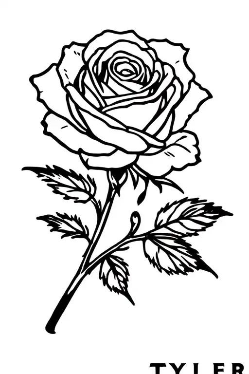 Rose With Name Tyler