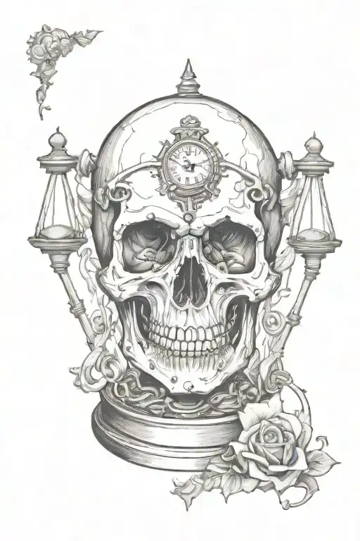 Hourglass Skull