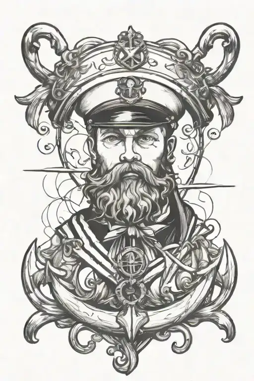 Sailor Sketch Black