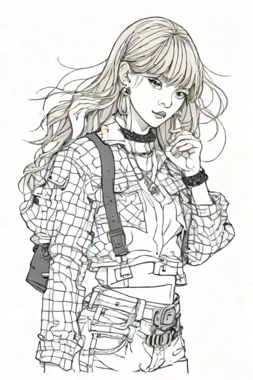 Lalisa From Blackpink Kpop Group
