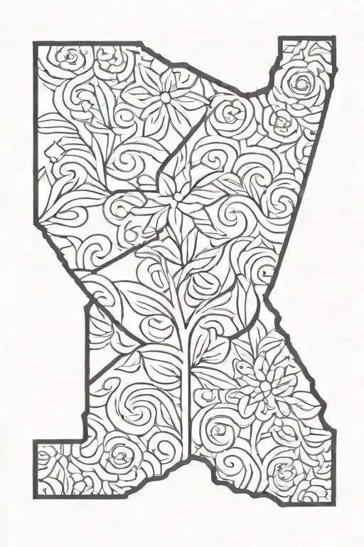 Texas State Outline