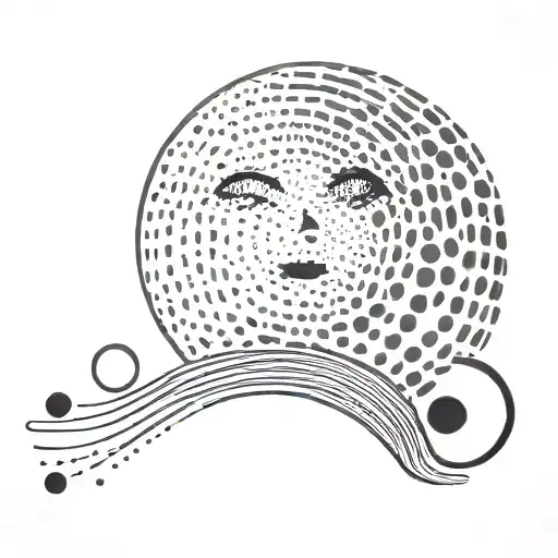 Dots And Half A Moon