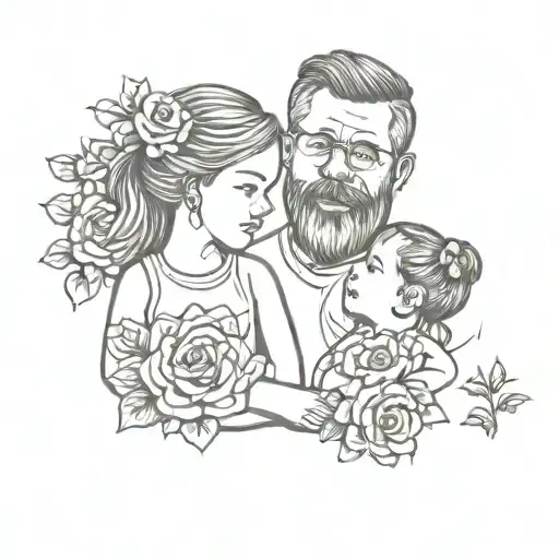 Dad And Daughter Matching