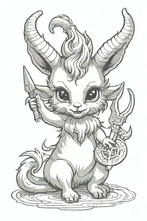 Cute Baby Baphomat