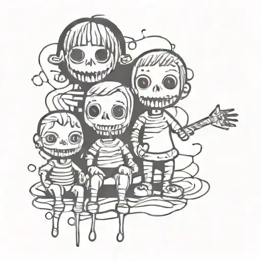 Cute Creepy Kids Figures