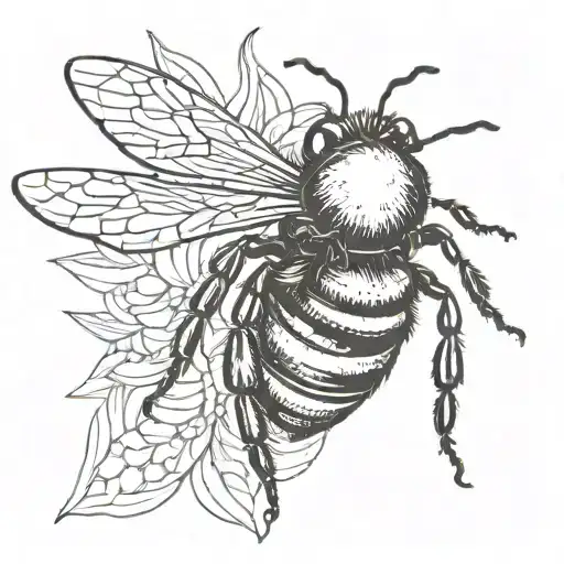A Bee That Representa Friendship And Love