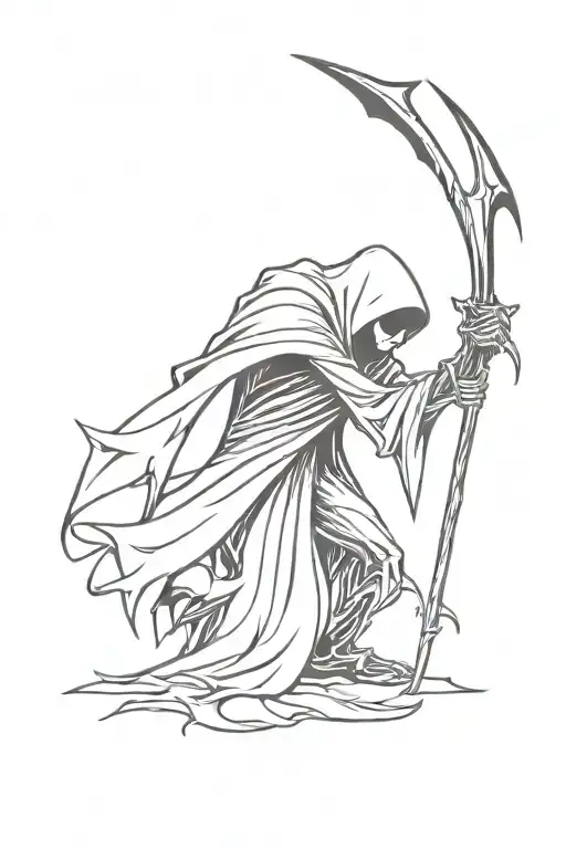 Reaper Bowing Down To Jack Skelington