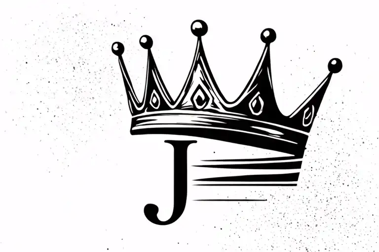 Crown With A J