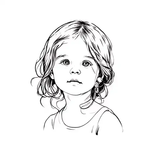 A Photo Of A Little Girl