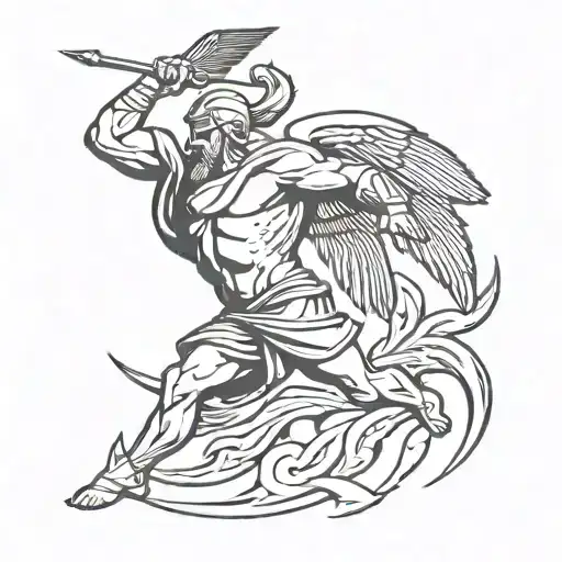 Spartan And Fall Of Icarus Falling