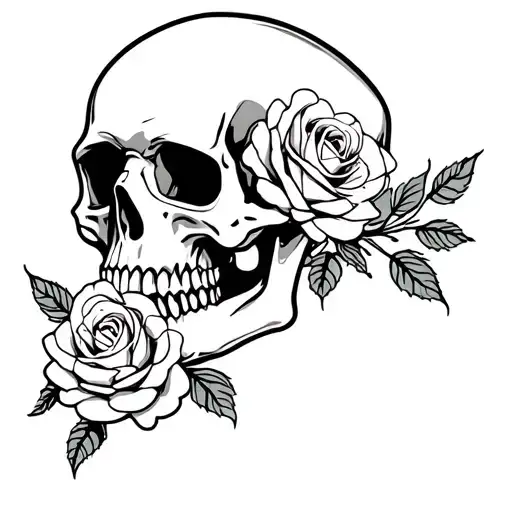 Skull And Roses
