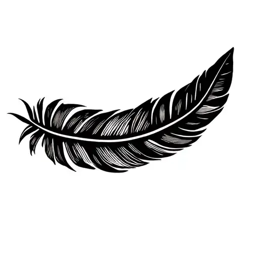 Boho Style Bird Feather