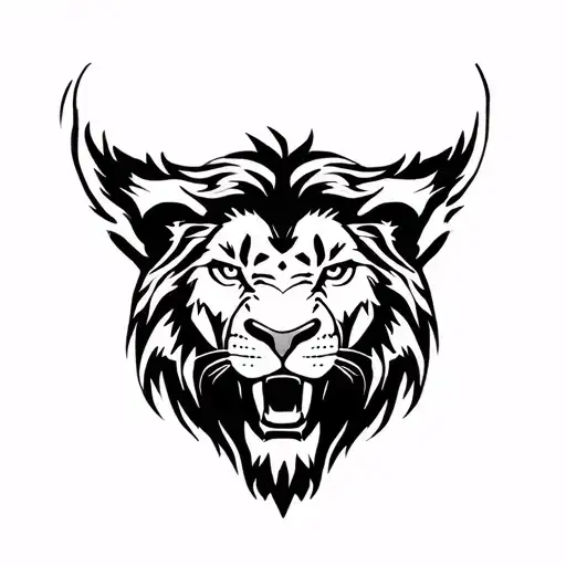 Agressive Lion The Roar