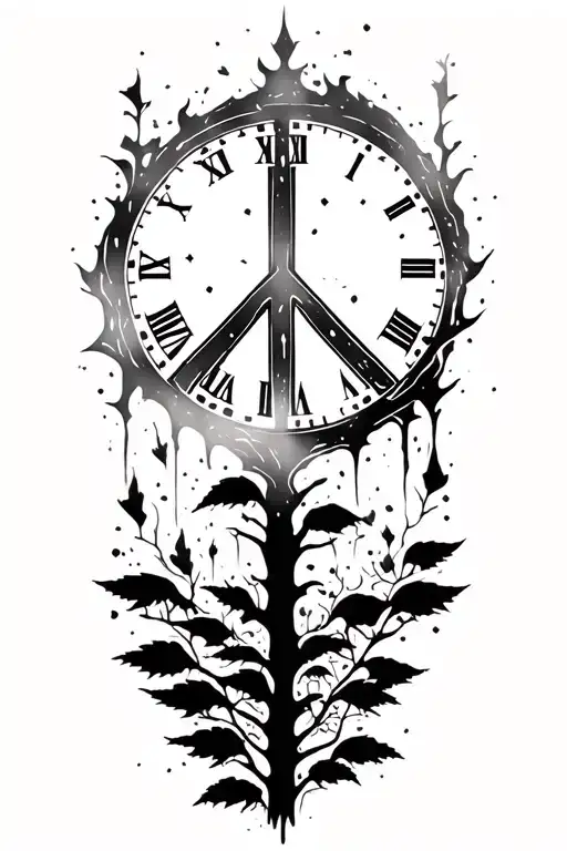 Peace And Lightining Storm And Time And Nature