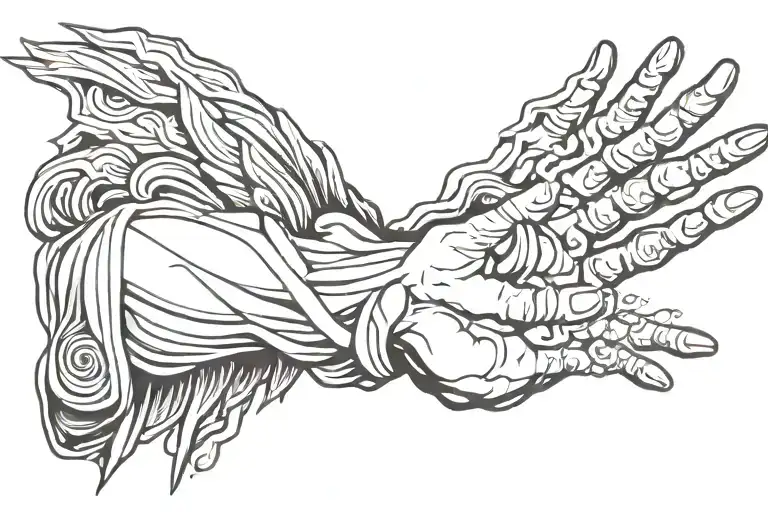 Hand Coming Down From Heaven