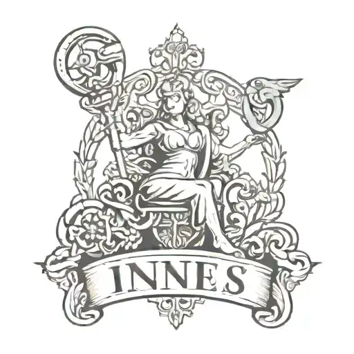 The Name Ines Representing Strength