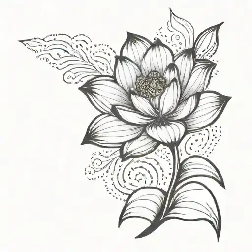Lotus With 164 Petals Growing On A Bones