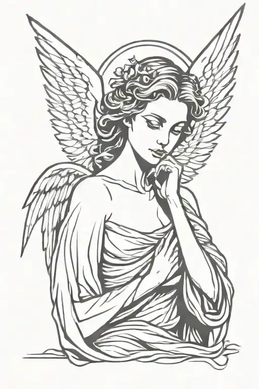 Angel Looking