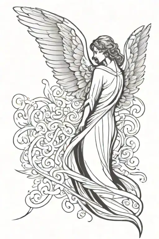 Angel Looking Back You