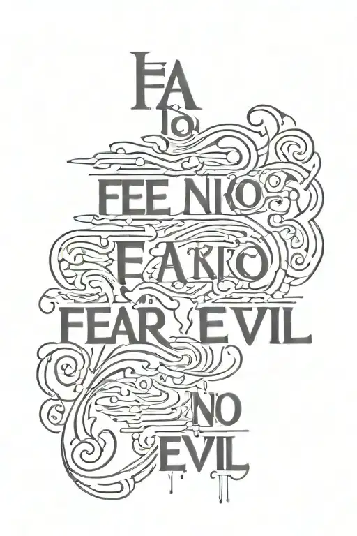Fear No Evil In Words