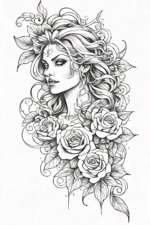 Light Tattoos On The Forearm Femme Fatale Black And White