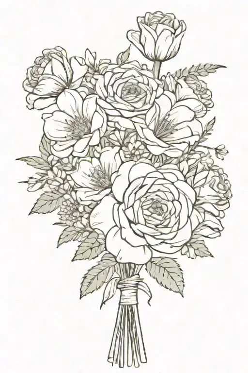 Rose Cosmo Chrysanthemum Narcissus Rose Flower Bouquet