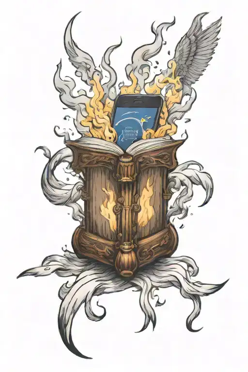 Rising Phonex From Burning Book