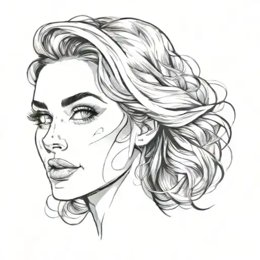 Beautiful Woman's Face