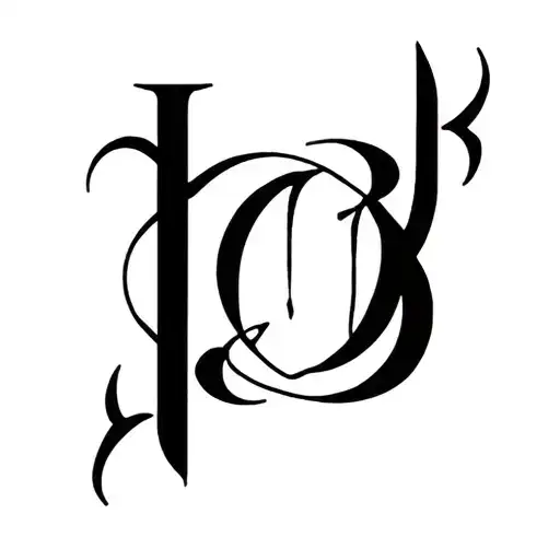 Initial Tattoo Design