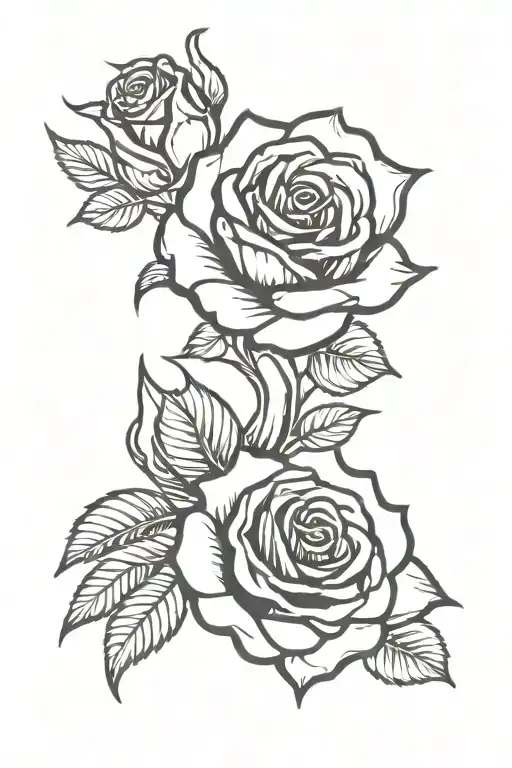 My Brothers Keeperin Red And Black Logo With A Rose