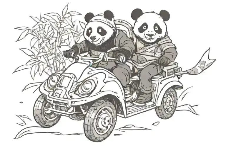 Panda Riding