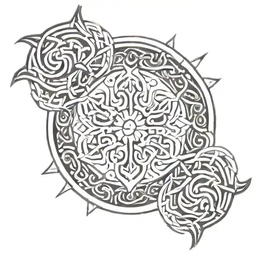 Traditional Norse Tribal Design